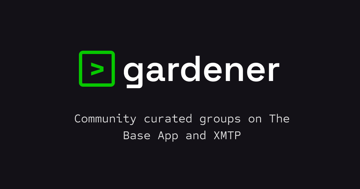 Gardener - Farcaster Mini Apps